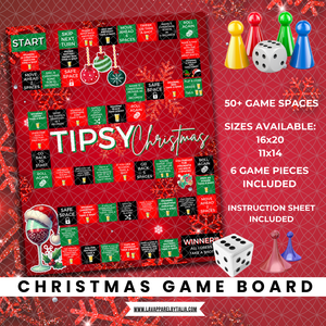 Tipsy Christmas Game for Adults | Adult Games | Board Games