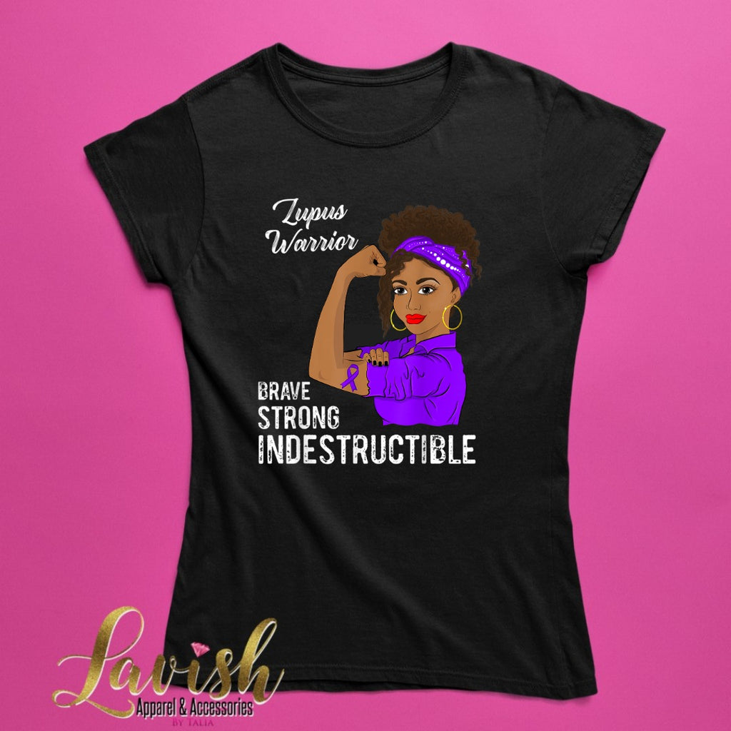 Lupus Warrior Brave Strong Indestructible Tee